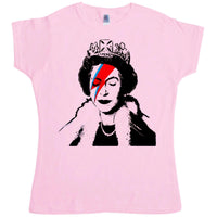 Thumbnail for Banksy Lizzy Stardust Fitted Womens T-Shirt 8Ball