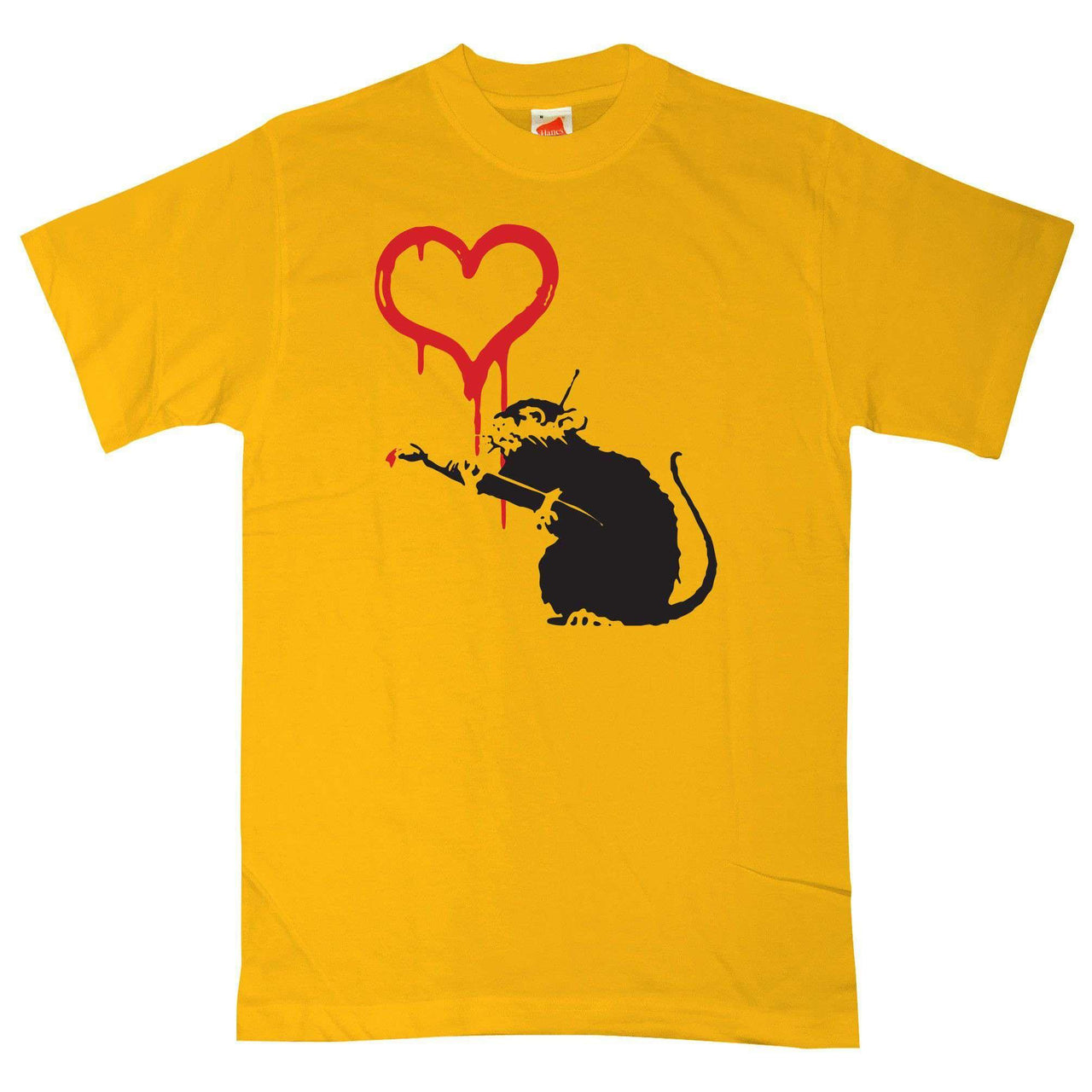 Banksy Love Rat Graphic T-Shirt For Men 8Ball