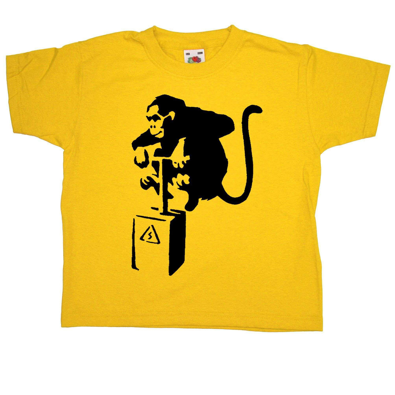 Banksy Monkey Detonator Childrens T-Shirt 8Ball