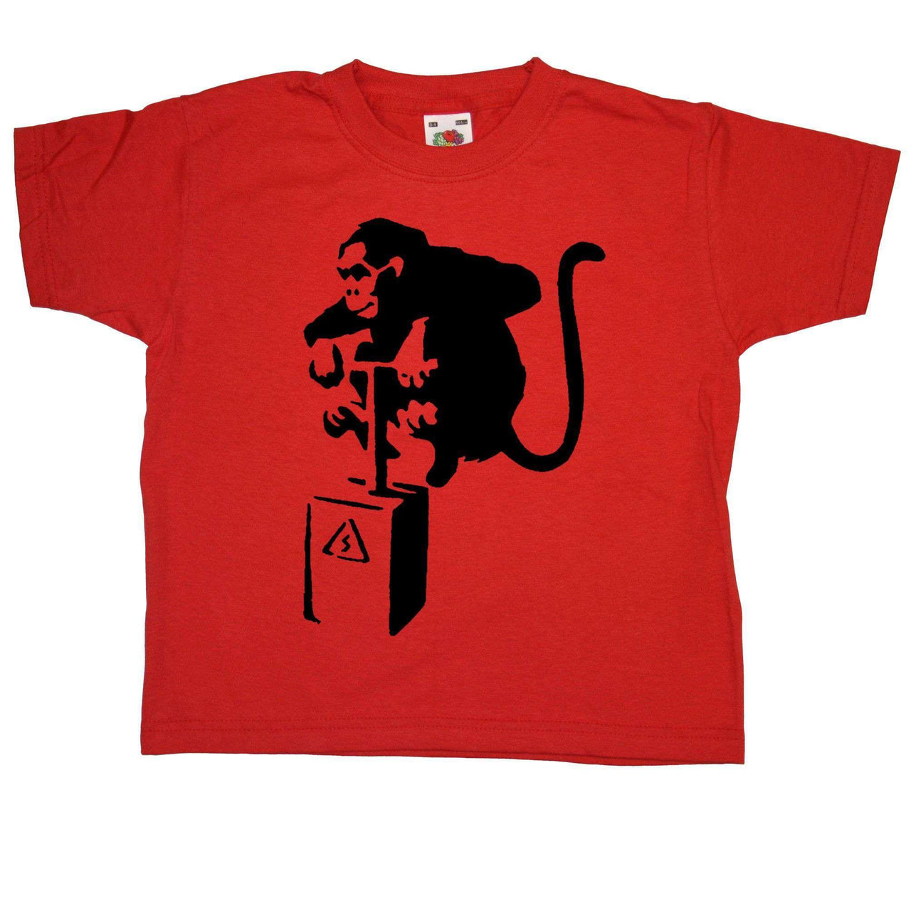 Banksy Monkey Detonator Childrens T-Shirt 8Ball