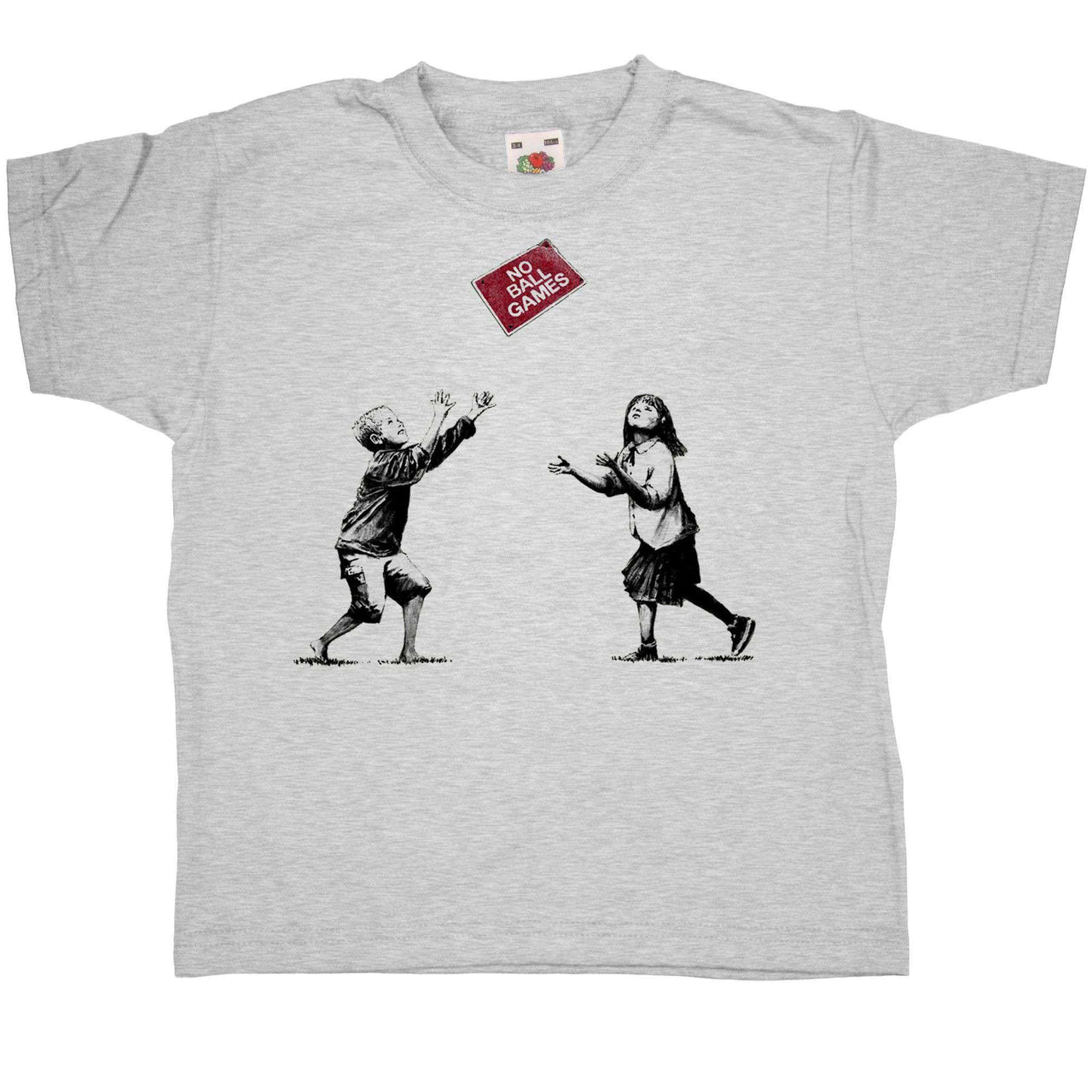 Banksy No Ball Games Kids Graphic T-Shirt 8Ball