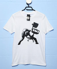 Thumbnail for Banksy Office Chair Clash T-Shirt For Men 8Ball