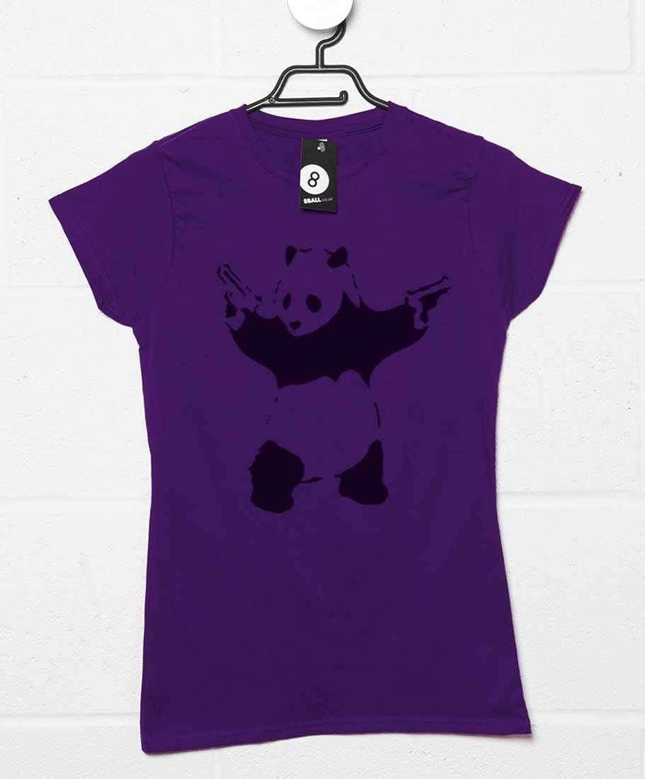 Banksy Panda T-Shirt for Women 8Ball