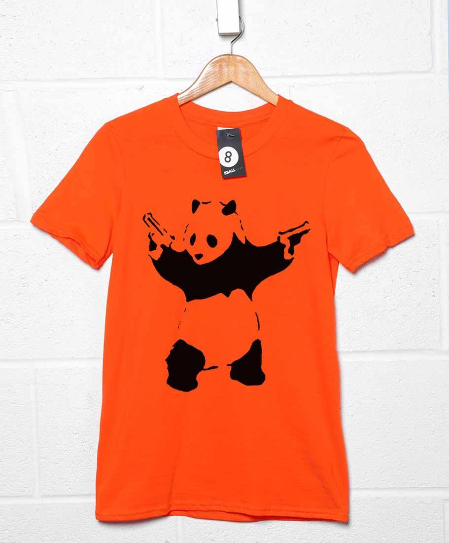 Banksy Panda Unisex T-Shirt 8Ball