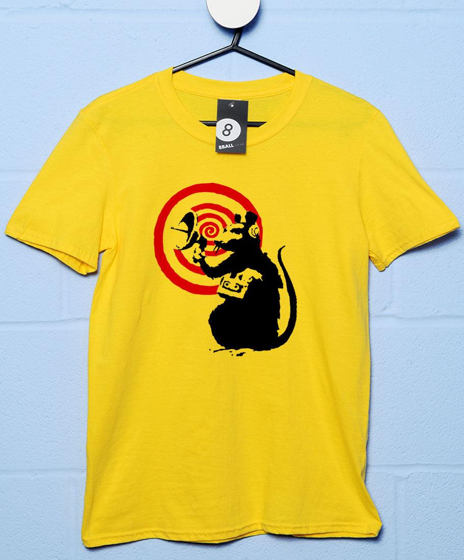 Banksy Radar Rat T-Shirt For Men 8Ball