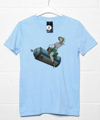 Thumbnail for Banksy Ride Em Cowgirl Graphic T-Shirt For Men 8Ball
