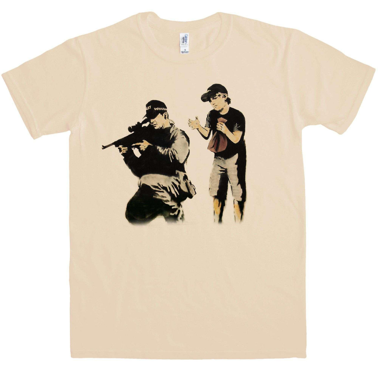 Banksy Sniper Graphic T-Shirt For Men 8Ball