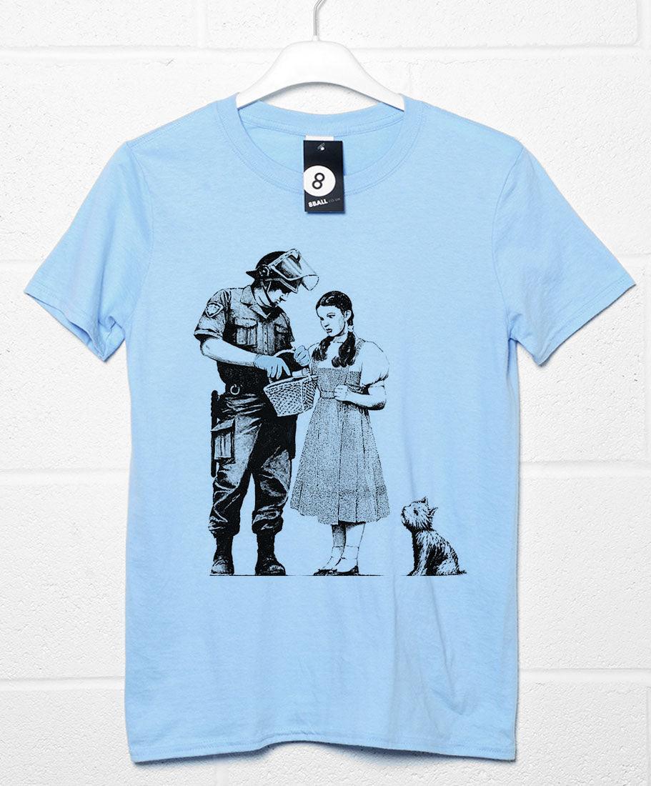 Banksy Stop And Search T-Shirt For Men 8Ball