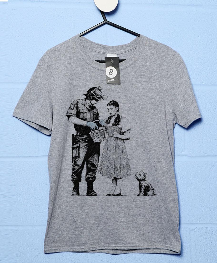 Banksy Stop And Search T-Shirt For Men 8Ball