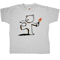 Thumbnail for Banksy Teddy Childrens Graphic T-Shirt 8Ball