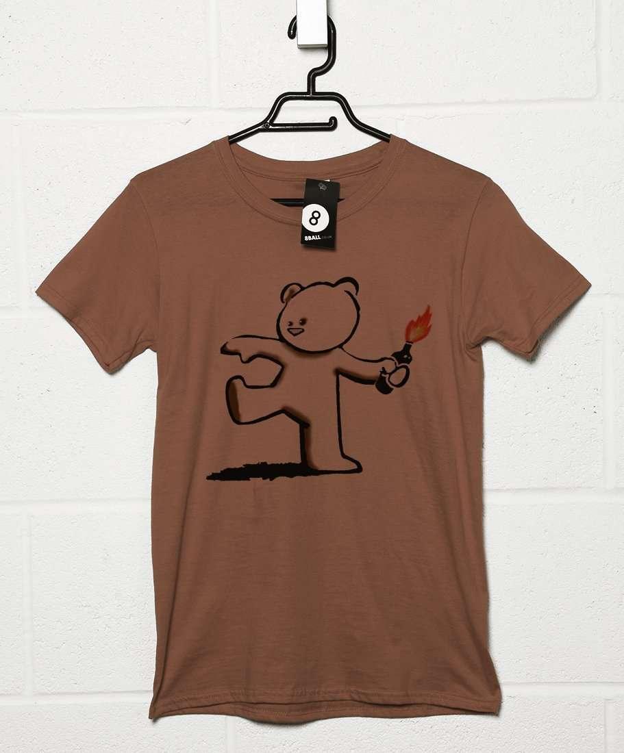 Banksy Teddy Unisex T-Shirt 8Ball