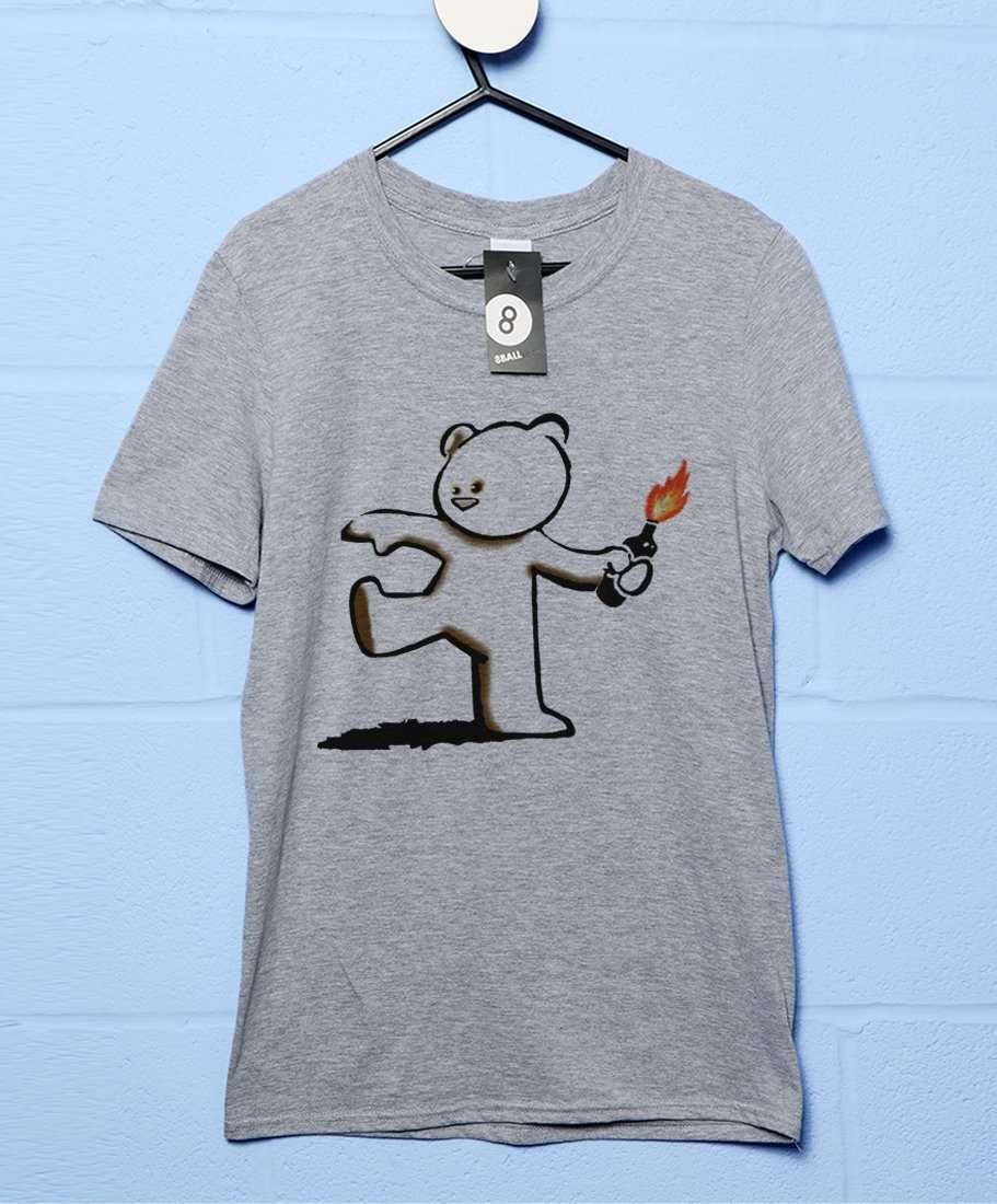 Banksy Teddy Unisex T-Shirt 8Ball