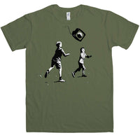 Thumbnail for Banksy Throwing TV Graphic T-Shirt For Men 8Ball