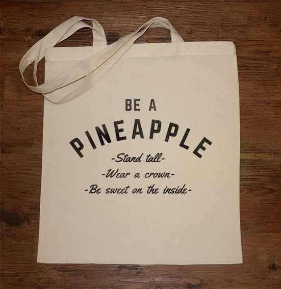 Be A Pineapple Tote Bag 8Ball