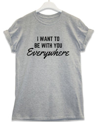 Thumbnail for Be With You Everywhere Lyric Quote Mens T-Shirt 8Ball