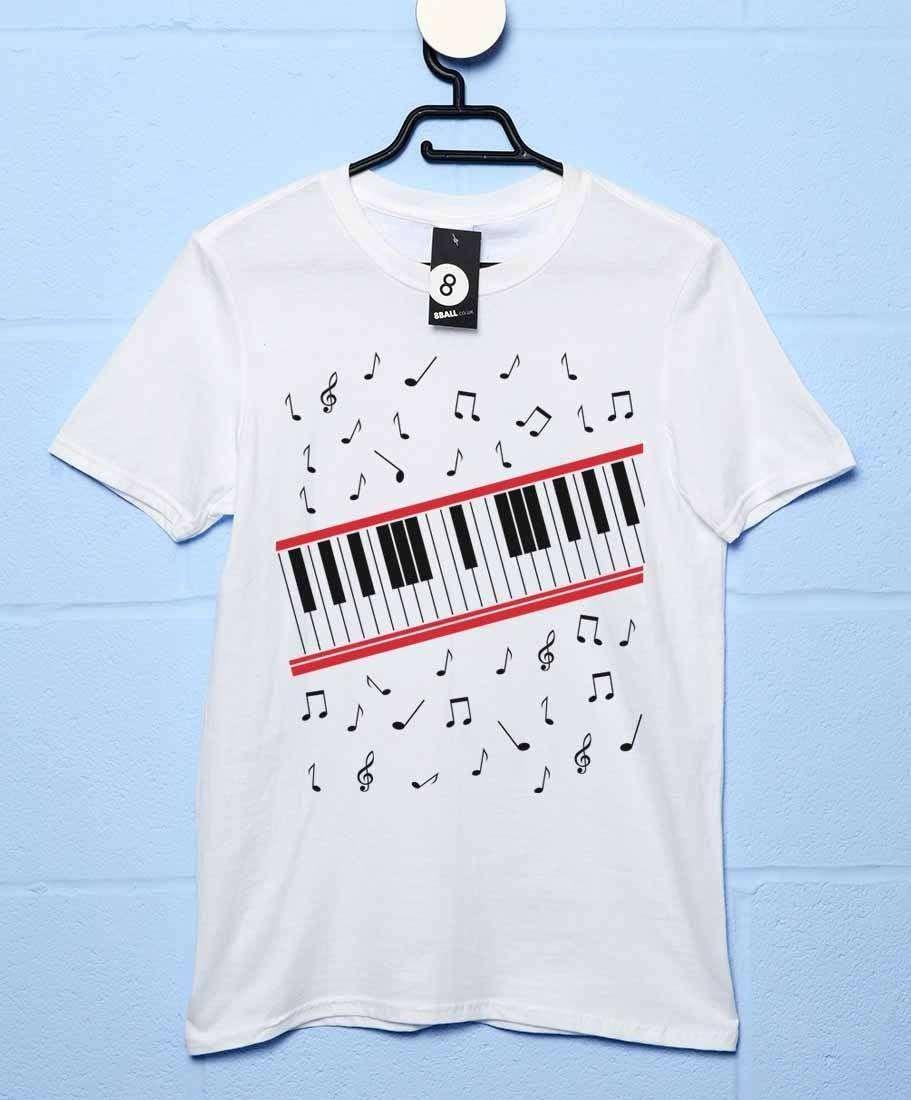 Beat It Piano Mens T-Shirt 8Ball