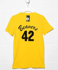 Thumbnail for Beavers Number 42 Mens T-Shirt 8Ball