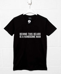 Thumbnail for Behind This Beard is a Handsome Man T-Shirt For Men 8Ball