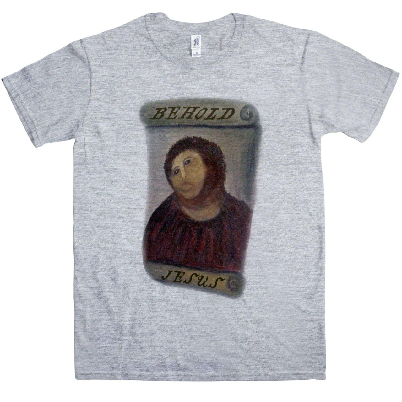 Behold Jesus Fresco Ecce Homo Restoration Unisex T-Shirt For Men And Women 8Ball