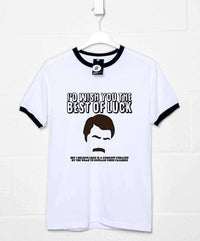 Thumbnail for Best of Luck Ron Swanson Unisex T-Shirt 8Ball