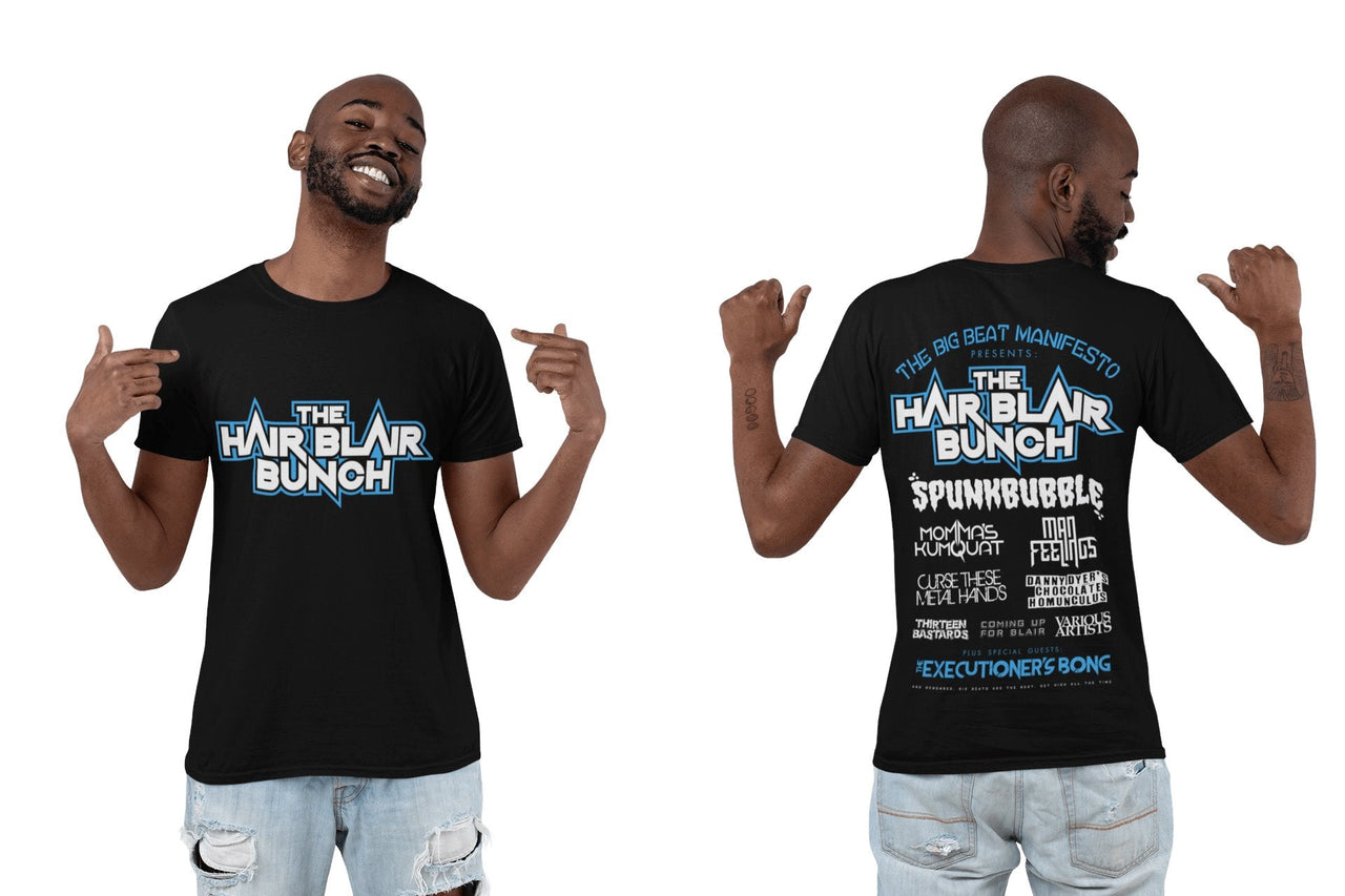 Big Beat Manifesto Festival with Back Print Unisex T-Shirt 8Ball