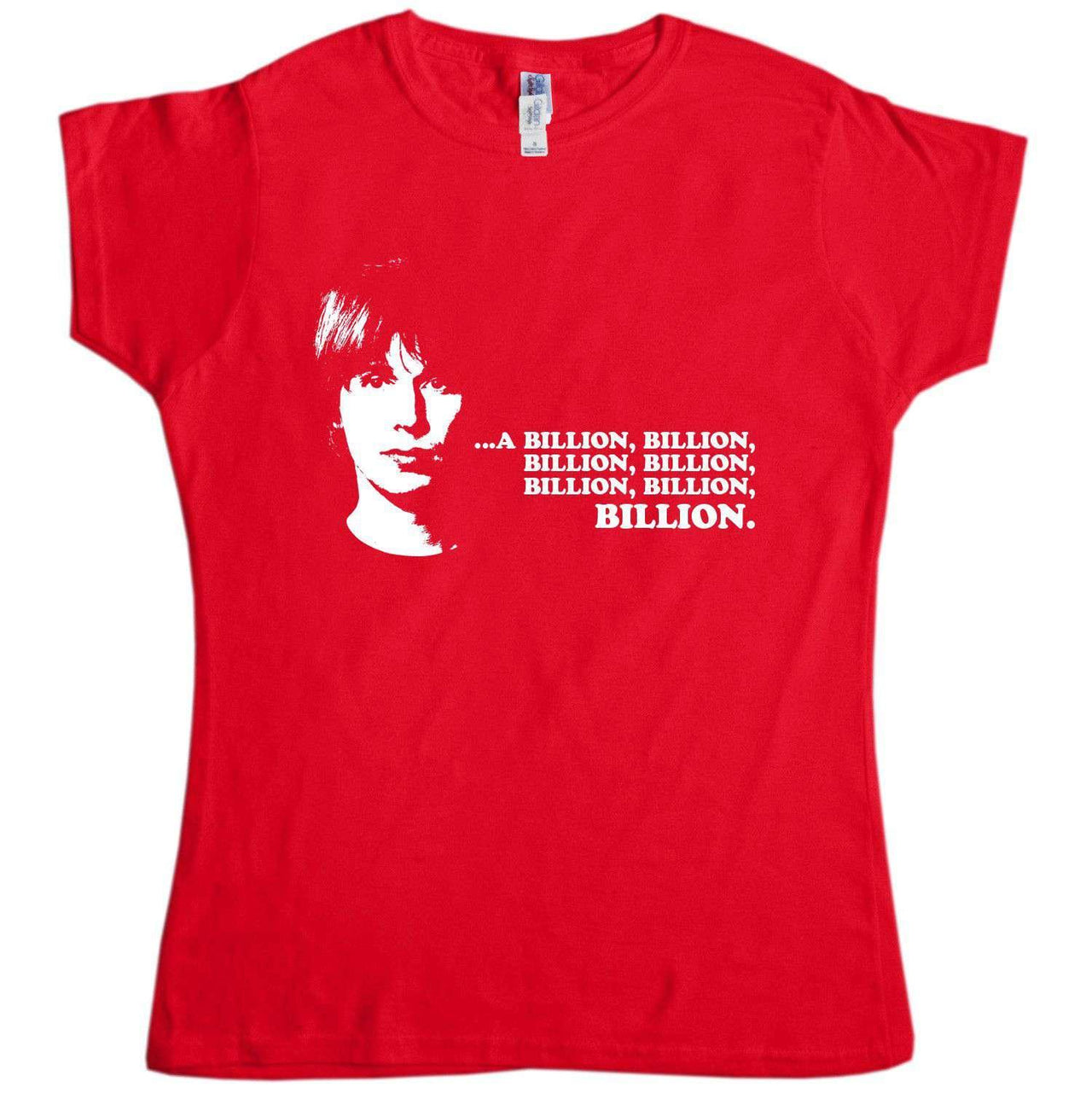 Billion Billion Billion Womens T-Shirt, Inspired By Brian Cox 8Ball