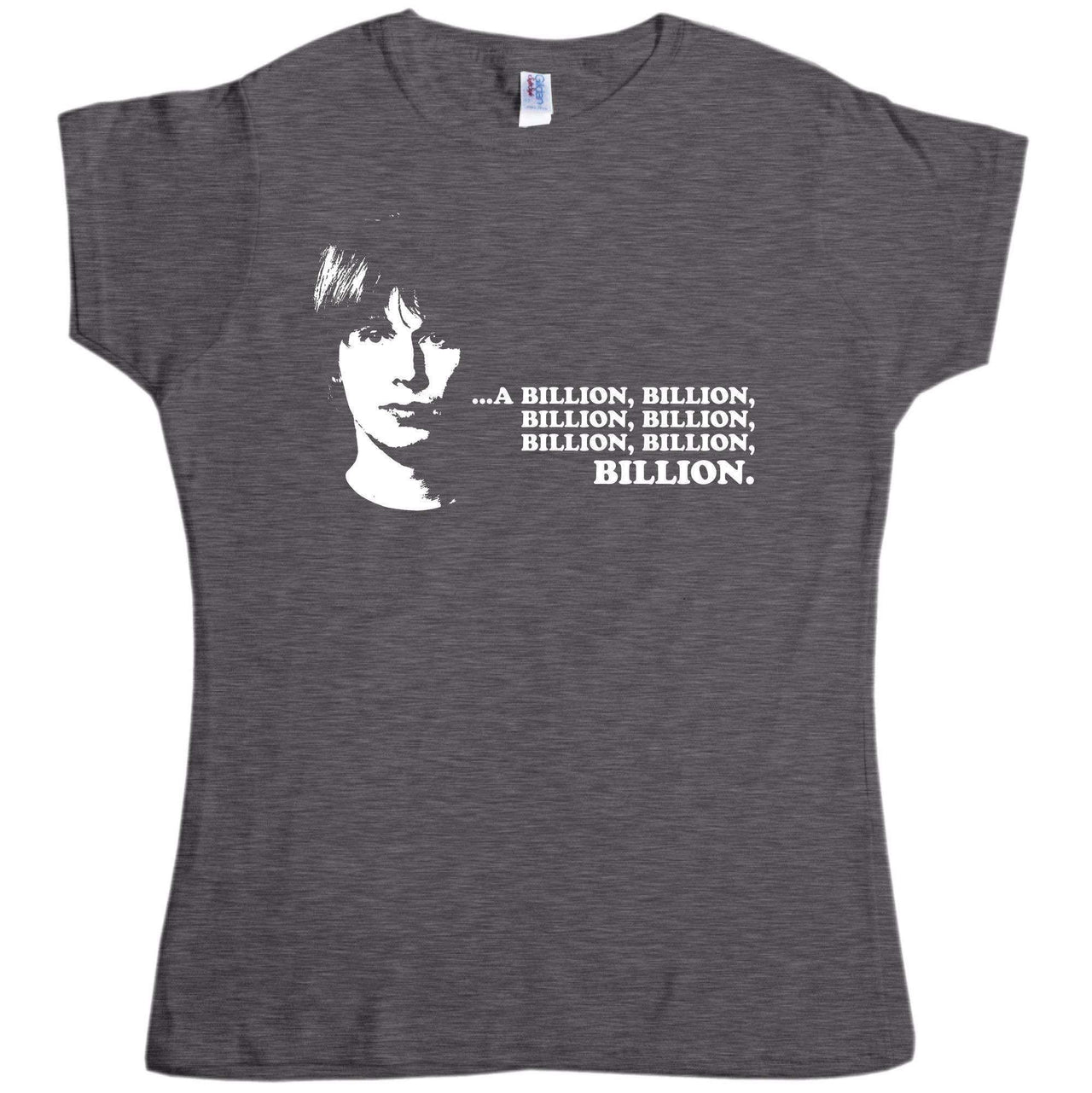 Billion Billion Billion Womens T-Shirt, Inspired By Brian Cox 8Ball