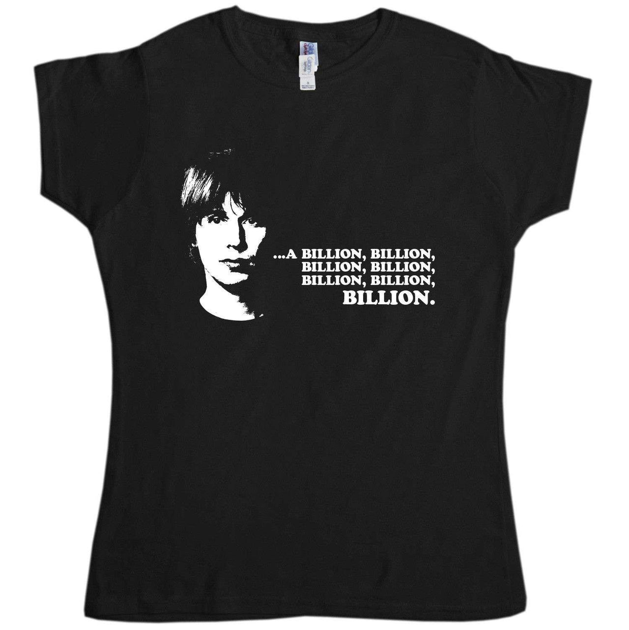 Billion Billion Billion Womens T-Shirt, Inspired By Brian Cox 8Ball