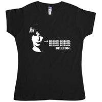 Thumbnail for Billion Billion Billion Womens T-Shirt, Inspired By Brian Cox 8Ball