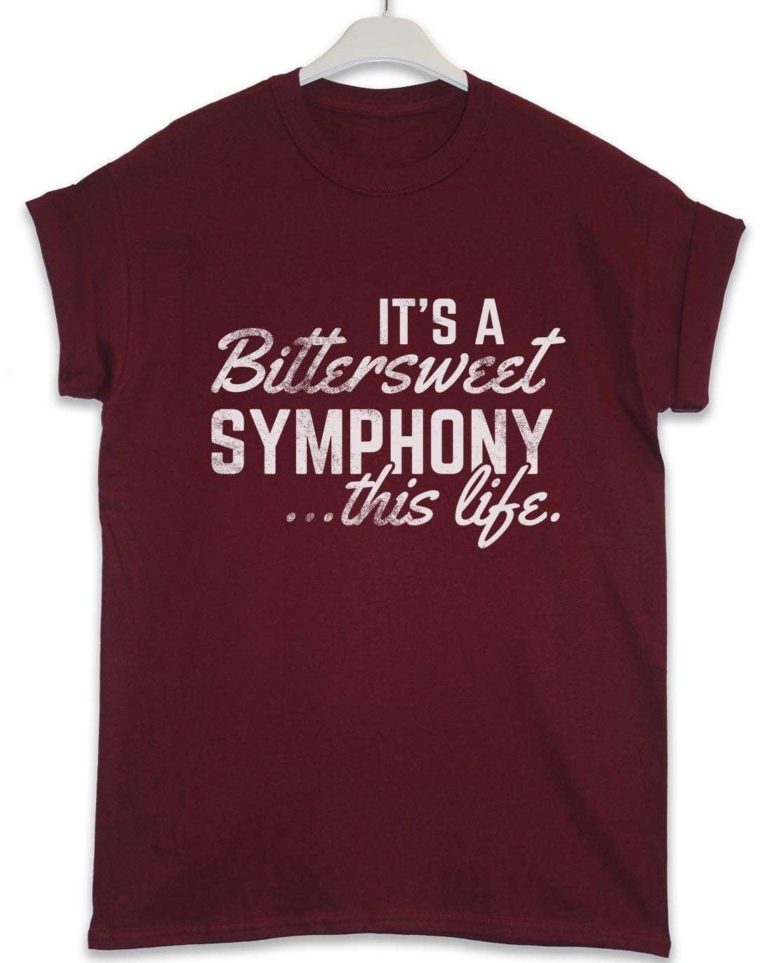 Bittersweet Symphony This Life Lyric Quote T-Shirt For Men 8Ball