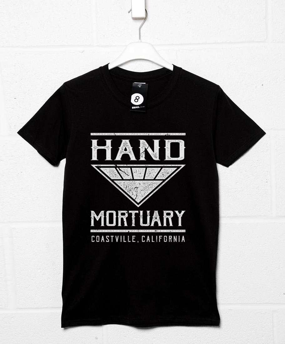 Black Hand Mortuary T-Shirt For Men 8Ball