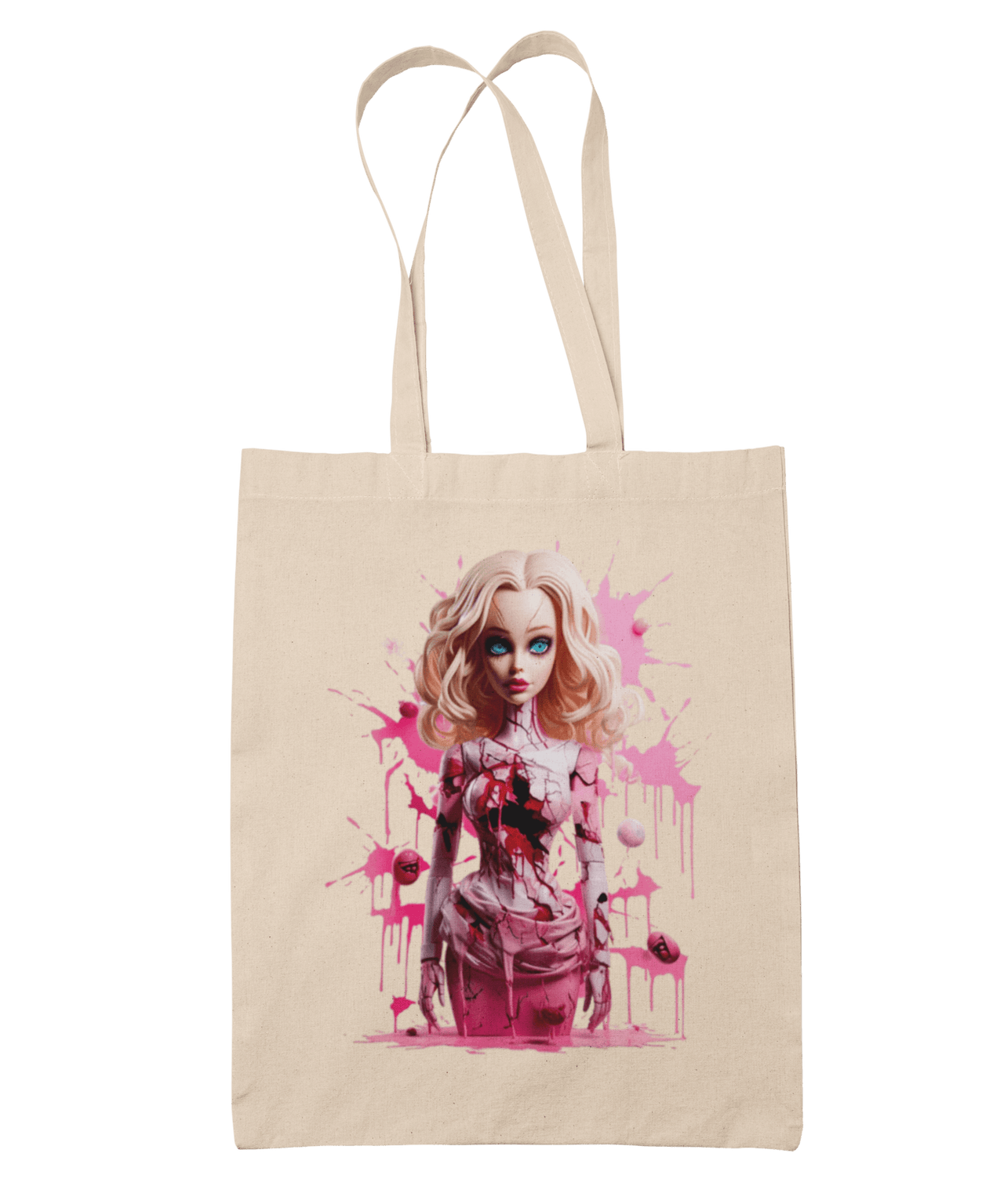 Blood Splatter Barbie Tote Bag 8Ball