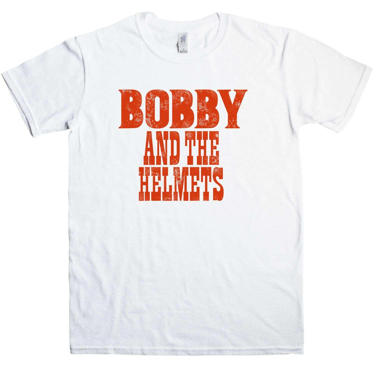 Bobby And The Helmets Mens T-Shirt As Worn By Page And Plant 8Ball