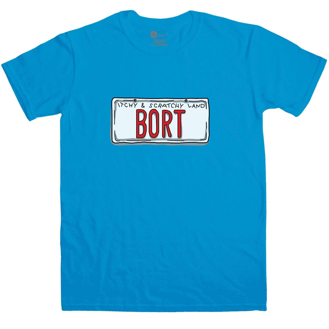 Bort License Plate Unisex T-Shirt 8Ball