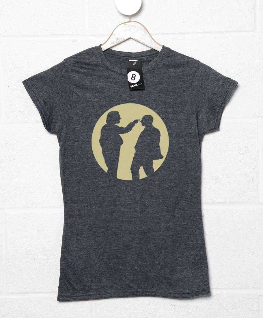 Bottom Spotlight Womens Fitted T-Shirt 8Ball