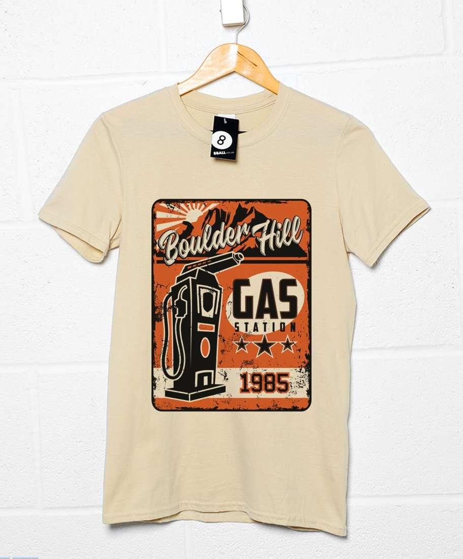 Boulder Hill Gas Station T-Shirt For Men 8Ball