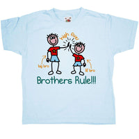 Thumbnail for Brothers Rule Mens T-Shirt 8Ball