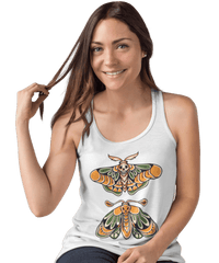 Thumbnail for Butterfly Tattoo Design Adult Womens Vest Top 8Ball