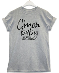 Thumbnail for C'mon Baby Lyric Quote Mens Graphic T-Shirt 8Ball