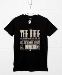 Thumbnail for Call Me The Dude Mens T-Shirt 8Ball