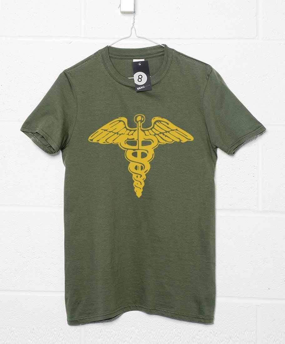 Camerons Caduceus Symbol Graphic T-Shirt For Men 8Ball