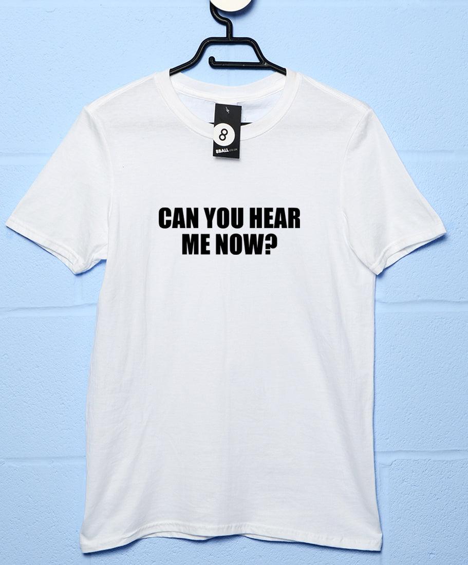 Can You Hear Me Now? Video Conference Mens T-Shirt 8Ball