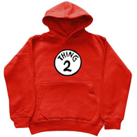 Thumbnail for Cat In The Hat Kids Thing 2 Unisex Hoodie 8Ball