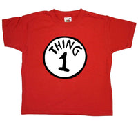 Thumbnail for Cat In The Hat Thing 1 Kids Graphic T-Shirt 8Ball