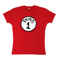 Thumbnail for Cat In The Hat Thing 1 T-Shirt for Women 8Ball