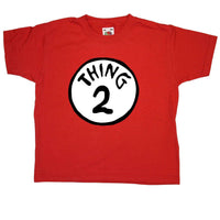 Thumbnail for Cat In The Hat Thing 2 Childrens Graphic T-Shirt 8Ball