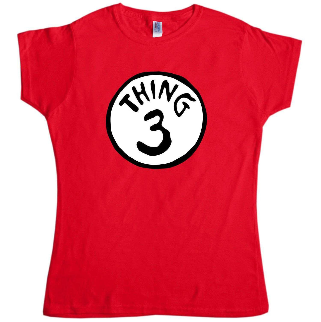 Cat In The Hat Thing 3 Womens T-Shirt 8Ball