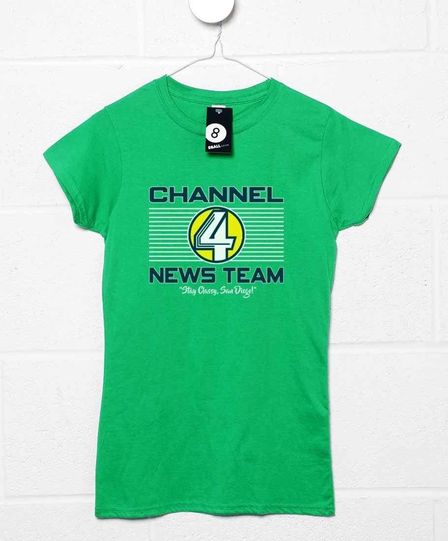 Channel 4 News Team Fitted Womens T-Shirt 8Ball