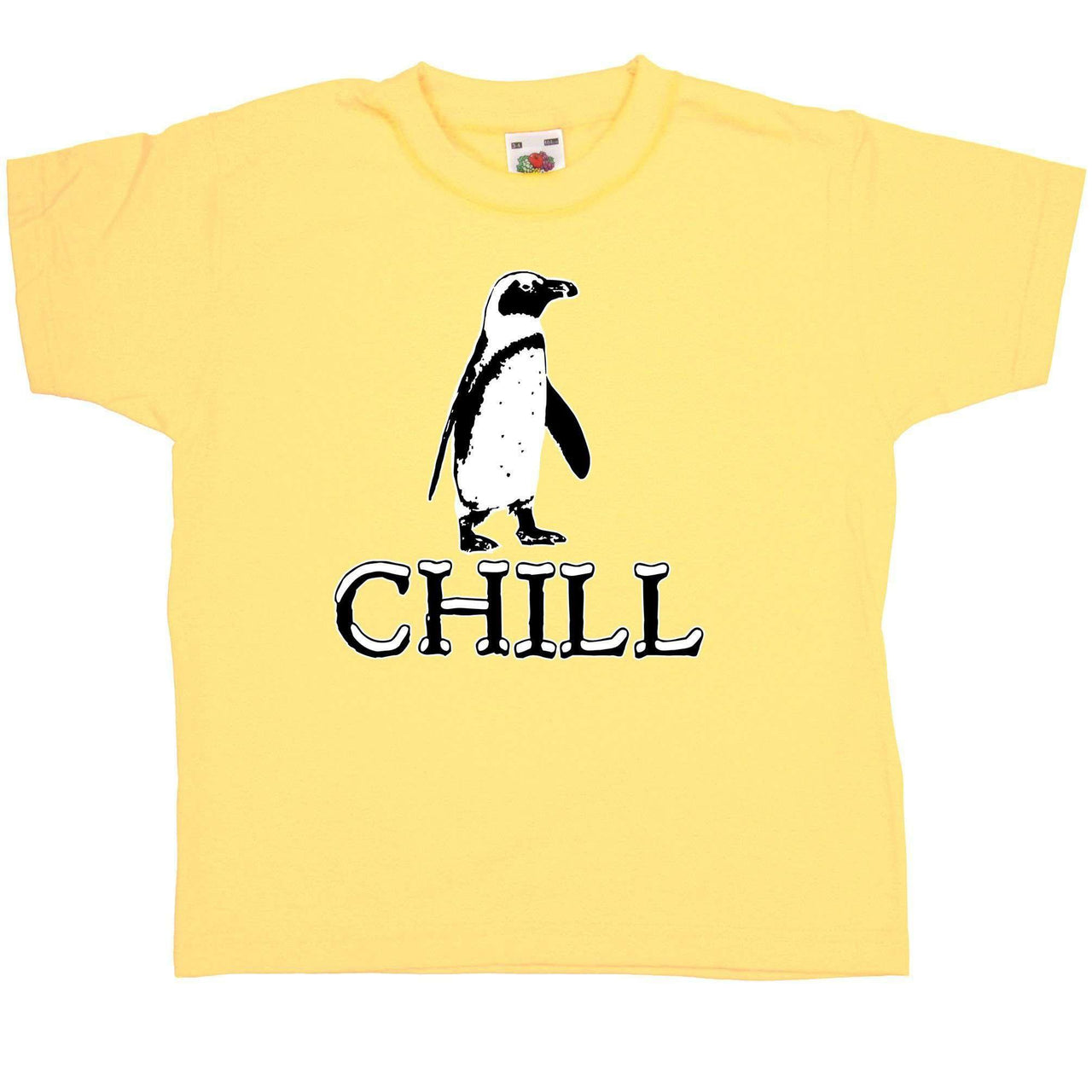 Chill Penguin Childrens Graphic T-Shirt 8Ball