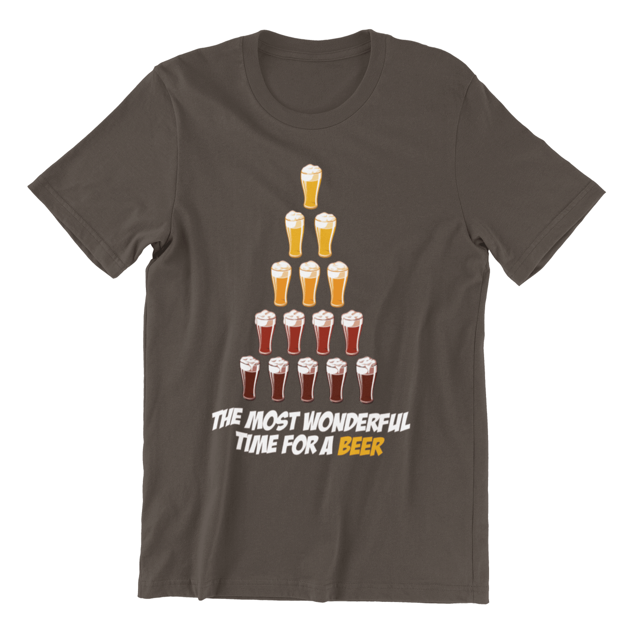 Christmas Beer Tree For Adult Men and Women Unisex T-Shirt 8Ball